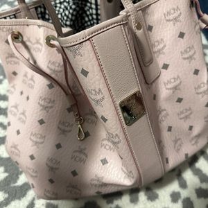 MCM pink tote